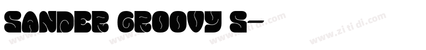 Sander Groovy S字体转换